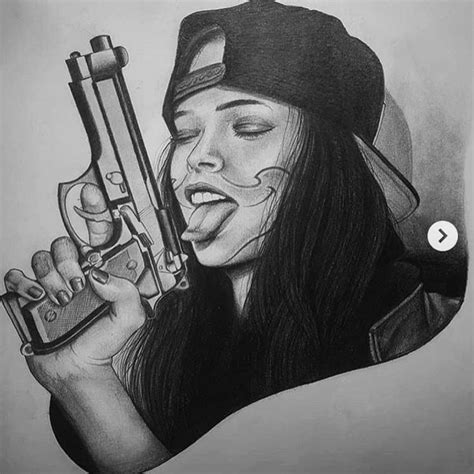 chicano gangster drawings|chicano gangster girl drawings.